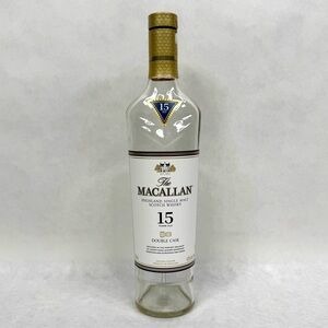 THE MACALLAN Empty Highland Single Malt Scotch Whisky Bottle - 15 Years Old